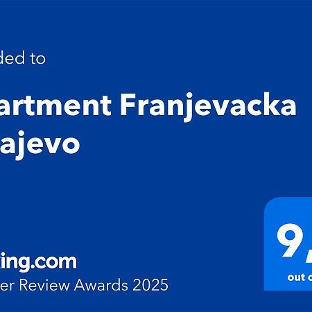 Apartment Franjevacka Sarajevo Eksteriør billede